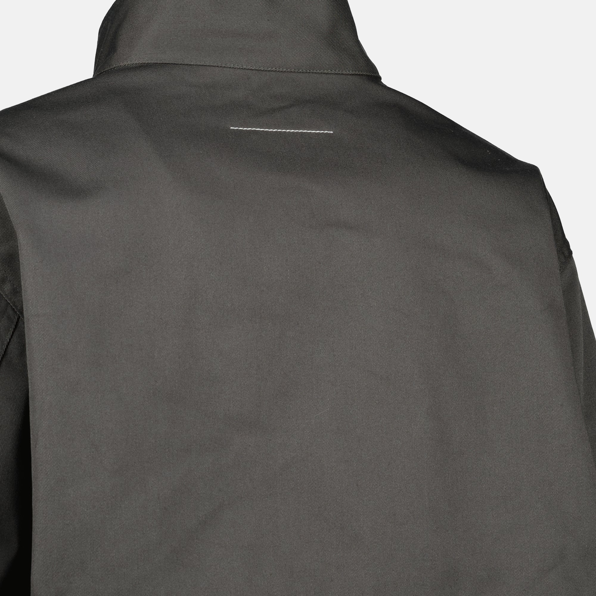 Bild des Artikels Bicolor schwarz und grau Zip-Jacke der Marke Mm6 für Frauen - Saison Frühling-Sommer 2026 - Detailansicht_2