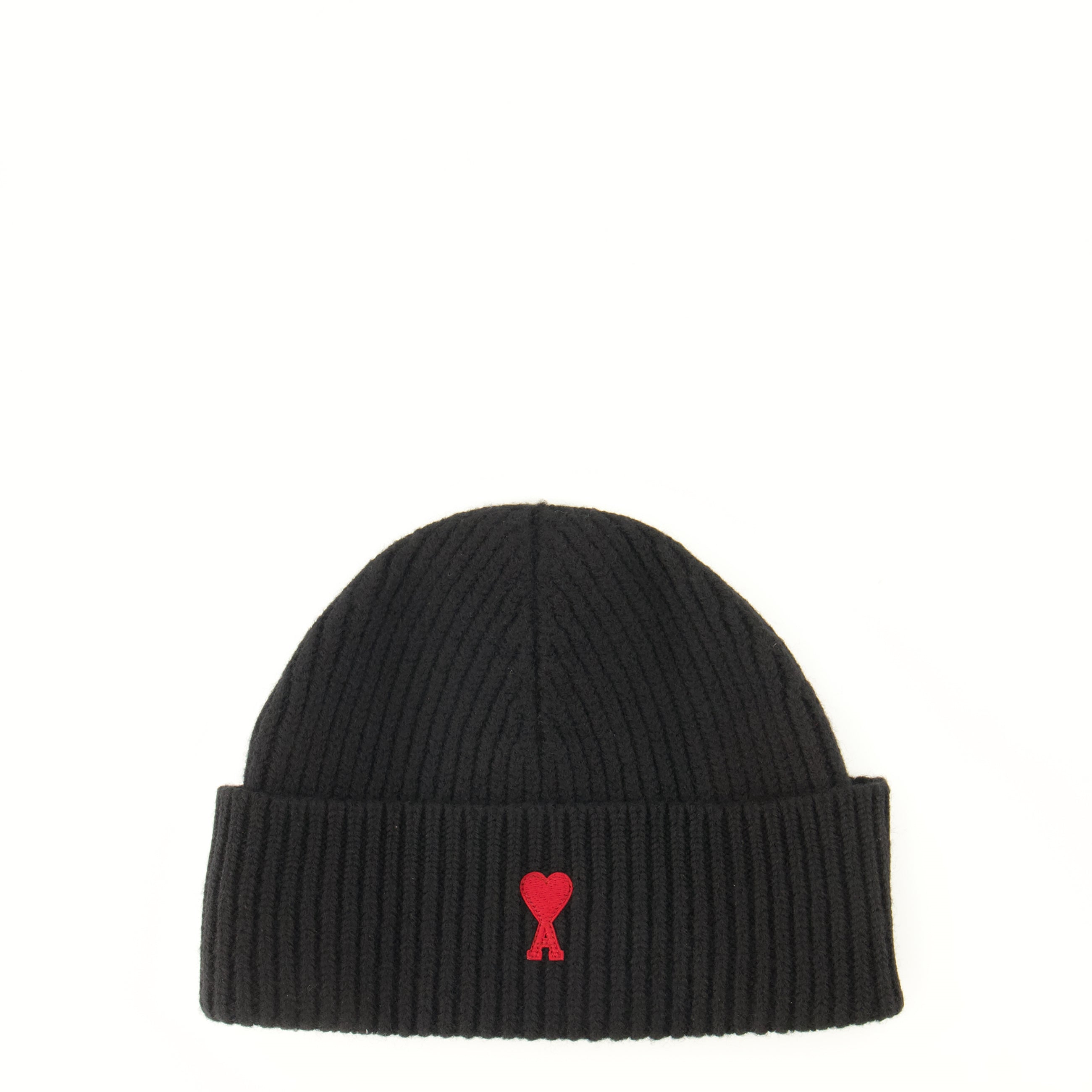 Chapeaux, casquettes et bonnets Gorro de lana negra Ami PARIS Noir Unisexe