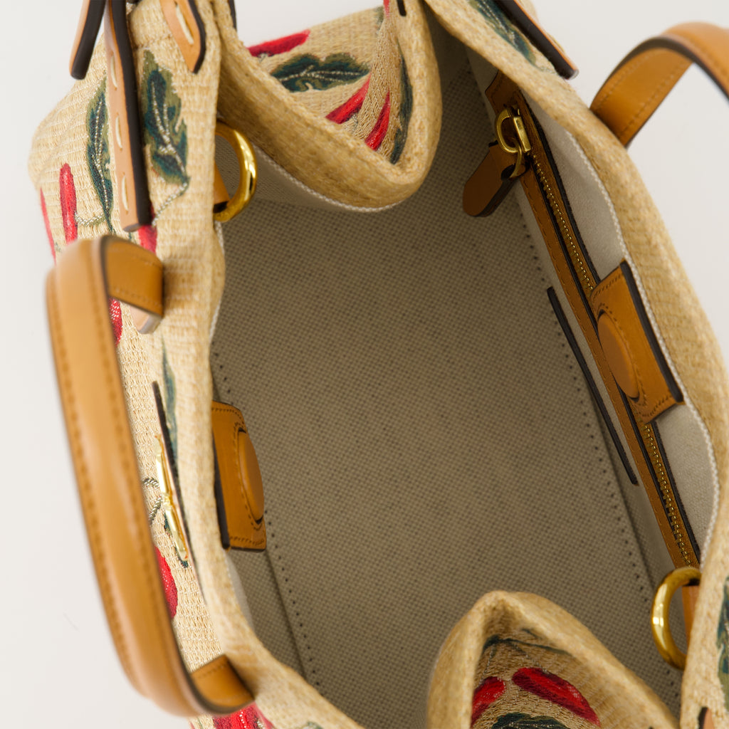Bolsos bandolera Bolso Tote Cherryfic Pequeño Valentino Garavani Beige Femme