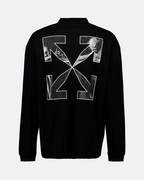 Sweatshirts OMAB032C99JER001 1001 black white Off-White Black Homme
