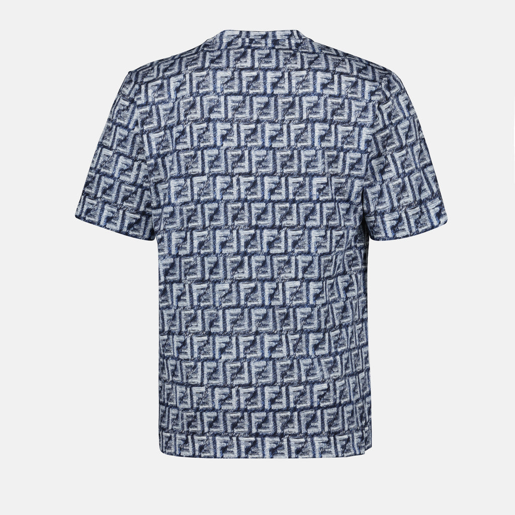 T-shirt T-shirt FF Fendi Blu scuro Homme