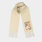 Écharpes, foulards et gants Écharpe en cachemire Cavalier Burberry Beige Unisexe