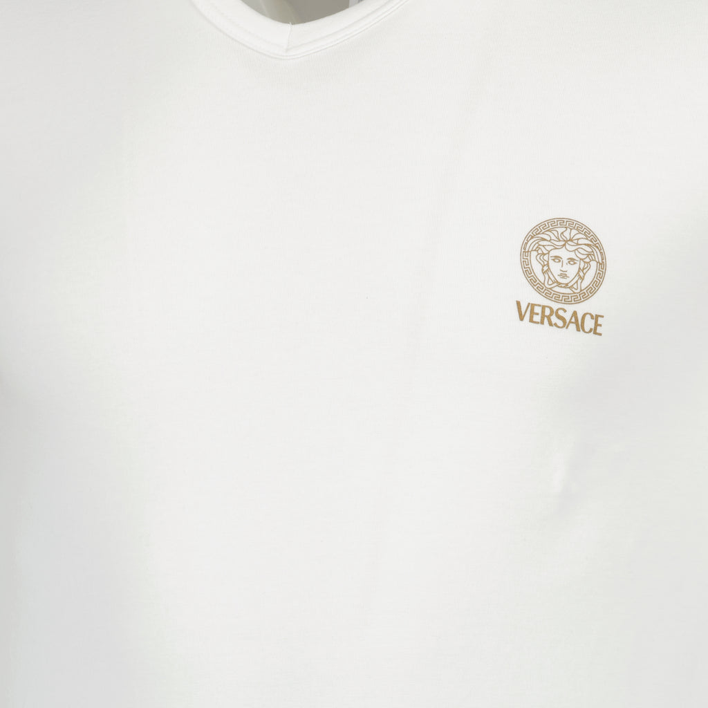 Sous-vêtements et homewear Tricot de corps Medsusa Versace Blanc Homme