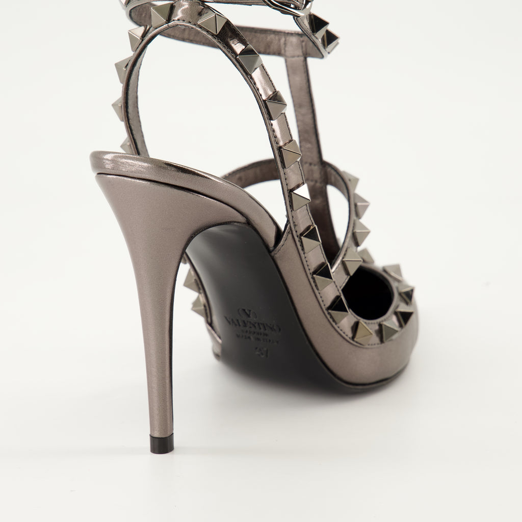 Escarpins Escarpins Rockstud Valentino Garavani Argenté Femme