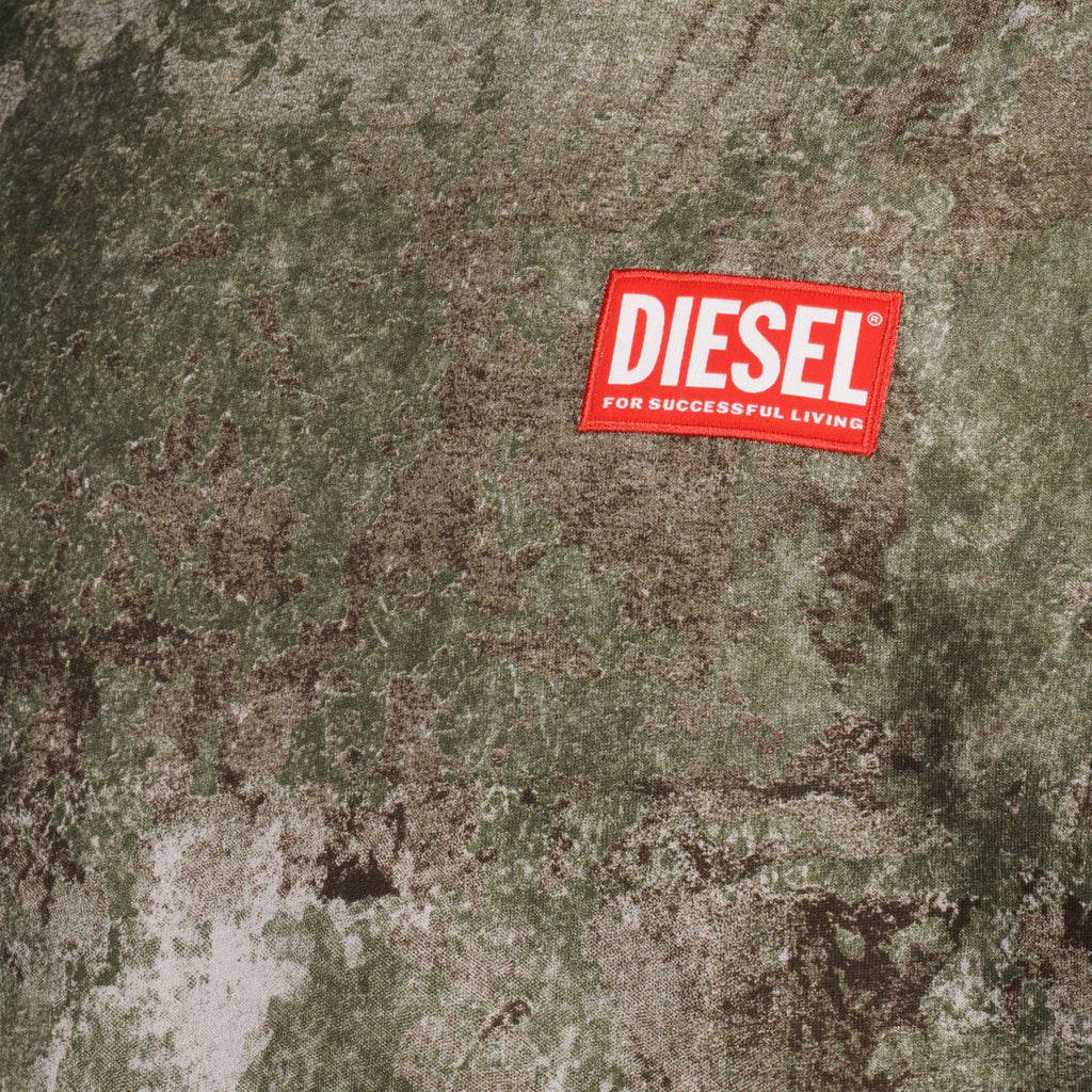Tシャツ プリントTシャツ T-Boxt-R12 Diesel カーキ メンズ