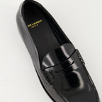 Mocassins Mocassins em Couro Verniz Saint Laurent Preto Homme