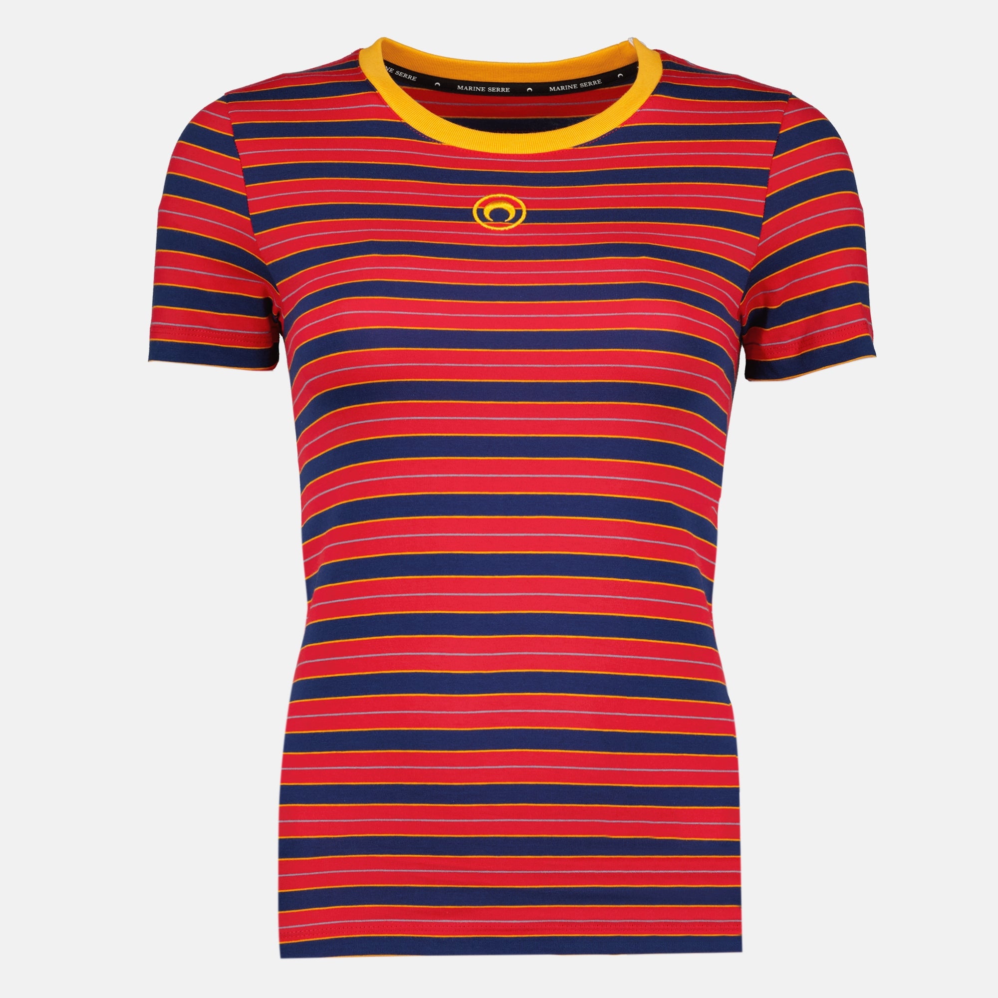 T-shirts Camiseta de Logo Rayas Rojas Marine Serre Rouge Femme
