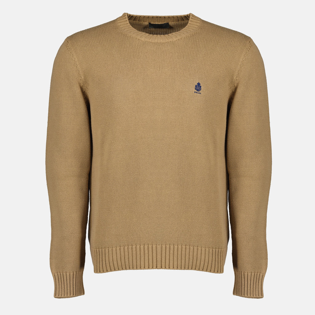 Maille Suéter de punto marrón Prada Marron Homme