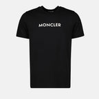 T-Shirts T-shirt à logo Moncler Schwarz Homme