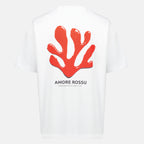 T-shirts 아모레 로수 화이트 티셔츠 Fair Blanc Homme
