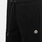 パンツ ロゴジョギングパンツ Moncler 黒 Homme