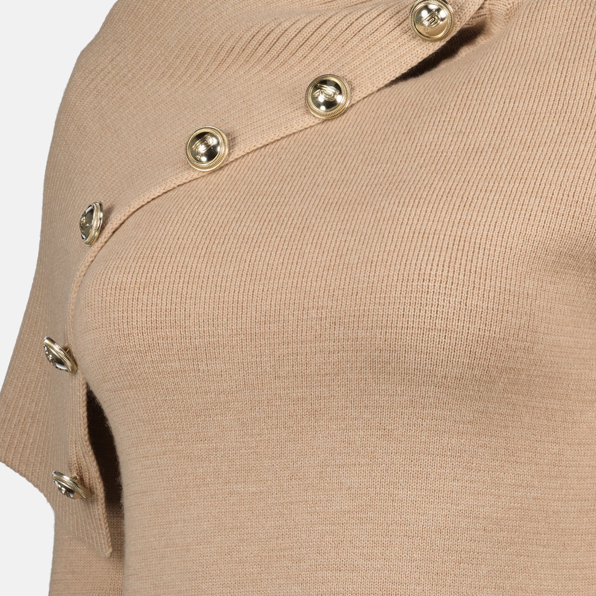 Image de l'article Pull en laine de la marque Rabanne pour Femme - Saison Automne-Hiver 2025 - Vue détaillée_3