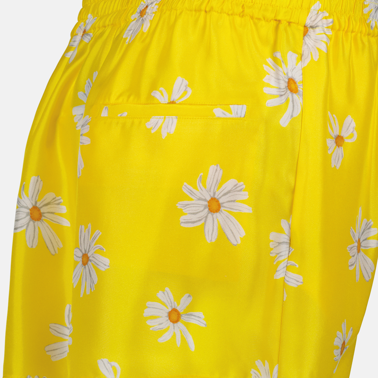 Shorts Short marguerites Moschino Jaune Femme