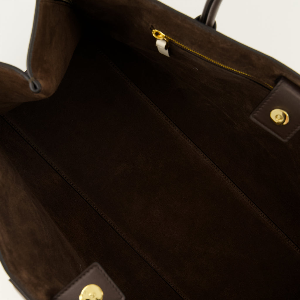Sacs cabas Borsa Antigona Catchall Media in Pelle Marrone Givenchy Marron Femme