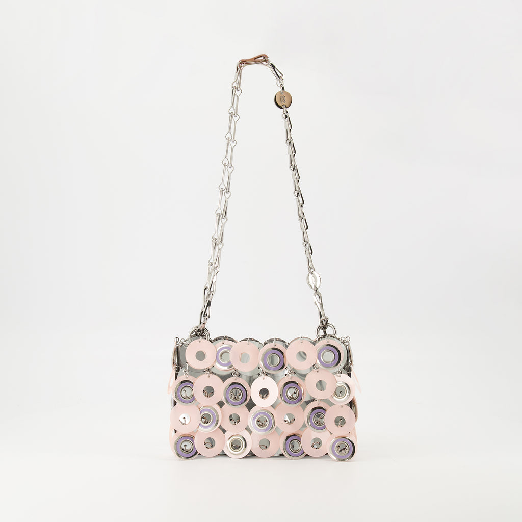 Handbags and shoulder bags Sparkle nano bag Rabanne Silver Femme
