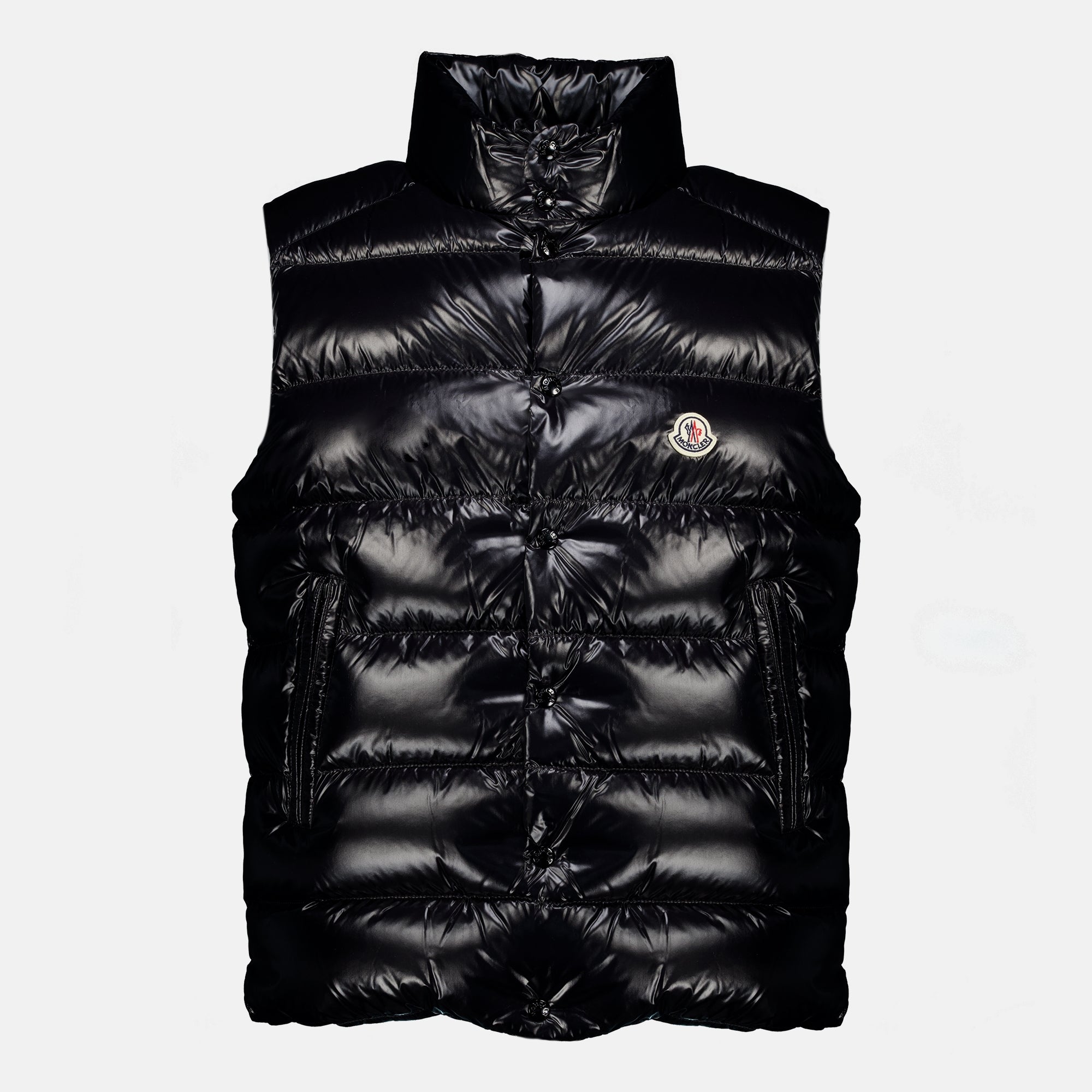 Vestes Giacca a Vento Nera Senza Maniche Tibb Moncler Noir Homme