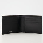 Piccola pelletteria Portafoglio in Pelle Texturizzata Dior Nero Homme