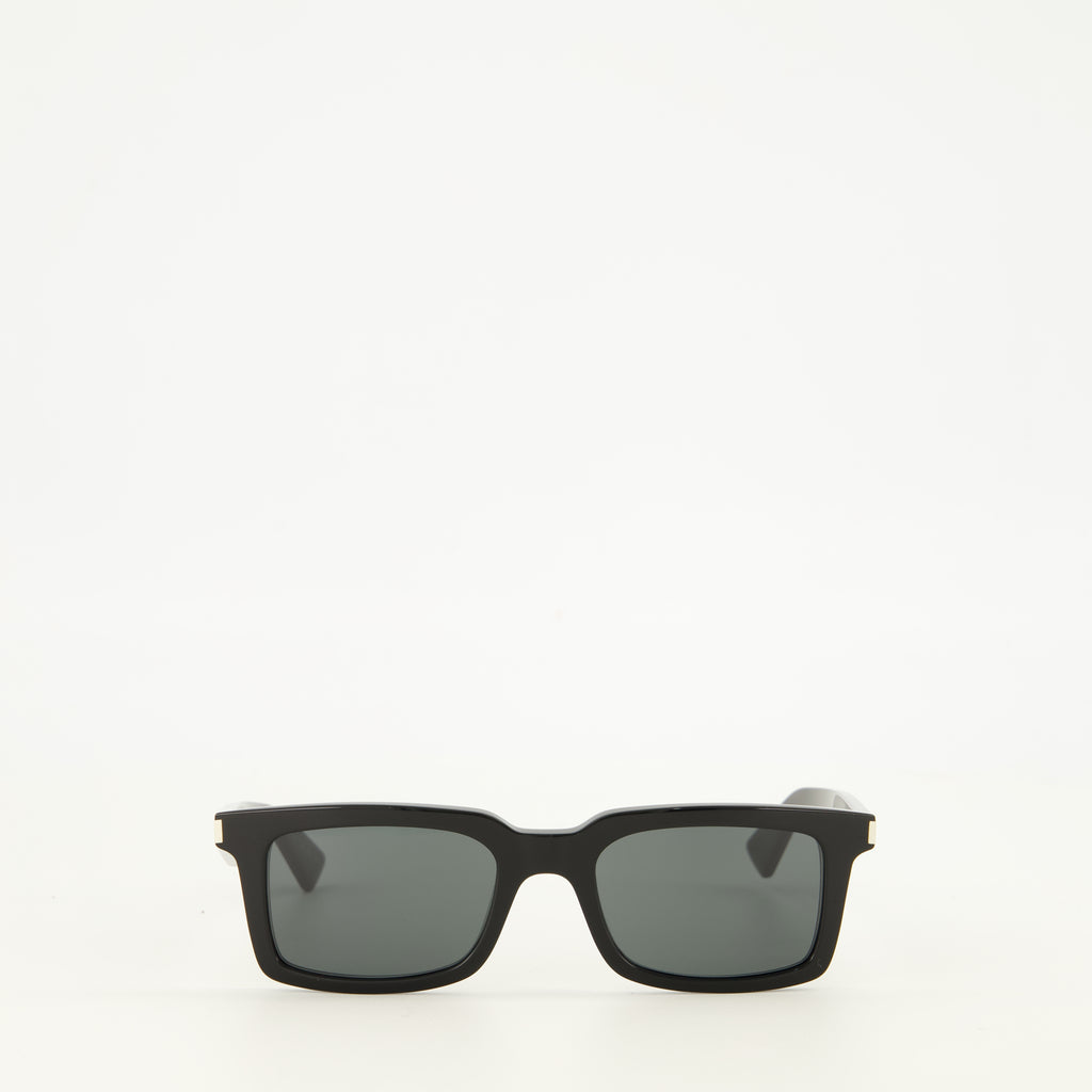 Lunettes SL 860 Schwarze Sonnenbrille Saint Laurent Noir Unisexe