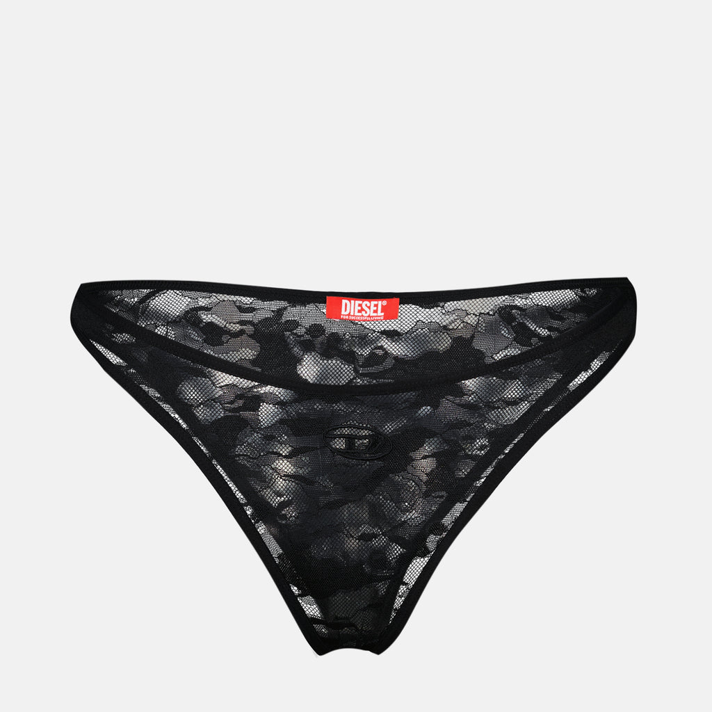 Roupa íntima e homewear Tanga Punchy en dentelle Diesel Preto Femme