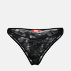Roupa íntima e homewear Tanga Punchy en dentelle Diesel Preto Femme