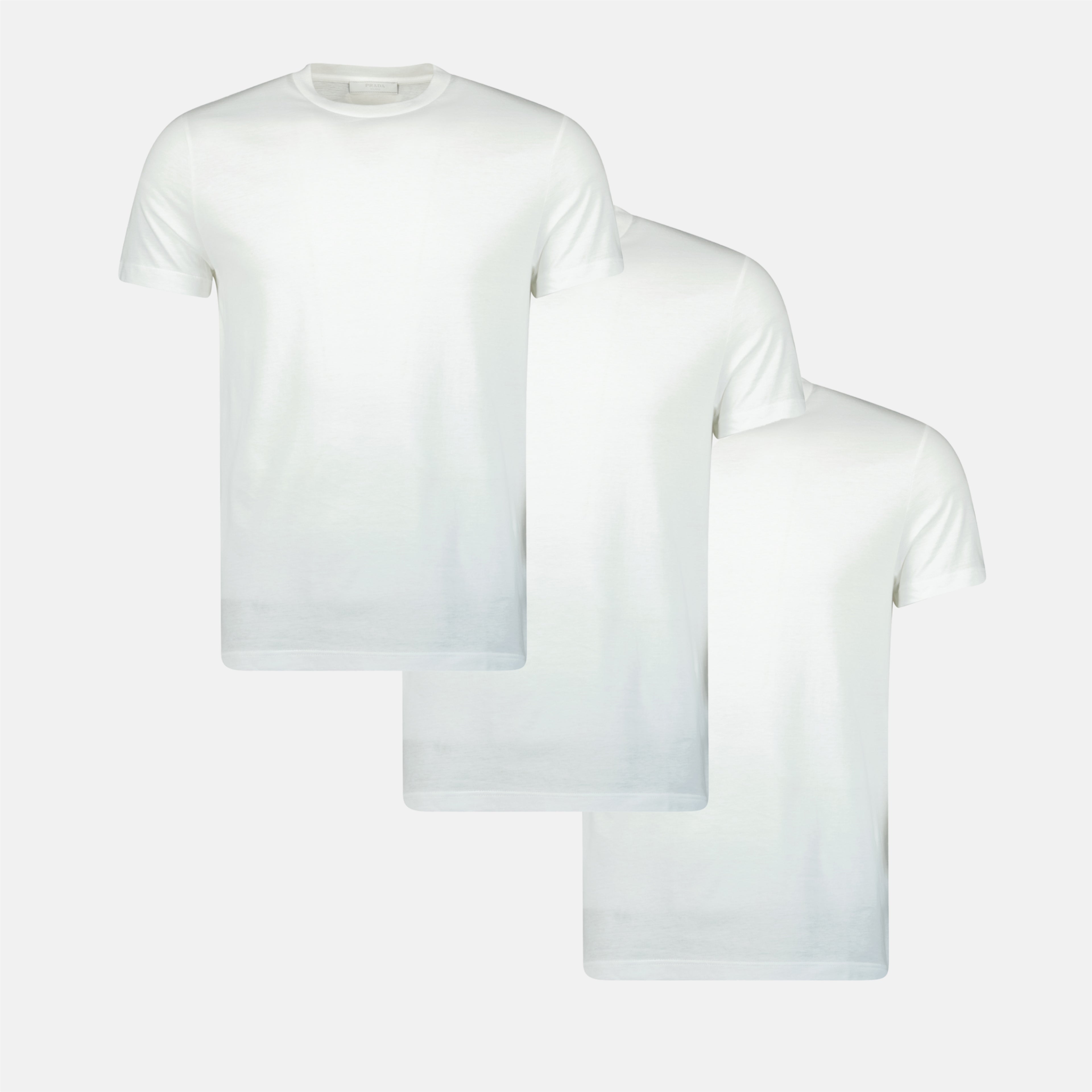Roupa íntima e homewear Conjunto de T-shirts Brancas Prada Branco Homme