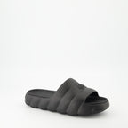 Sapatos abertos Lilo Sliders Moncler Preto Homme
