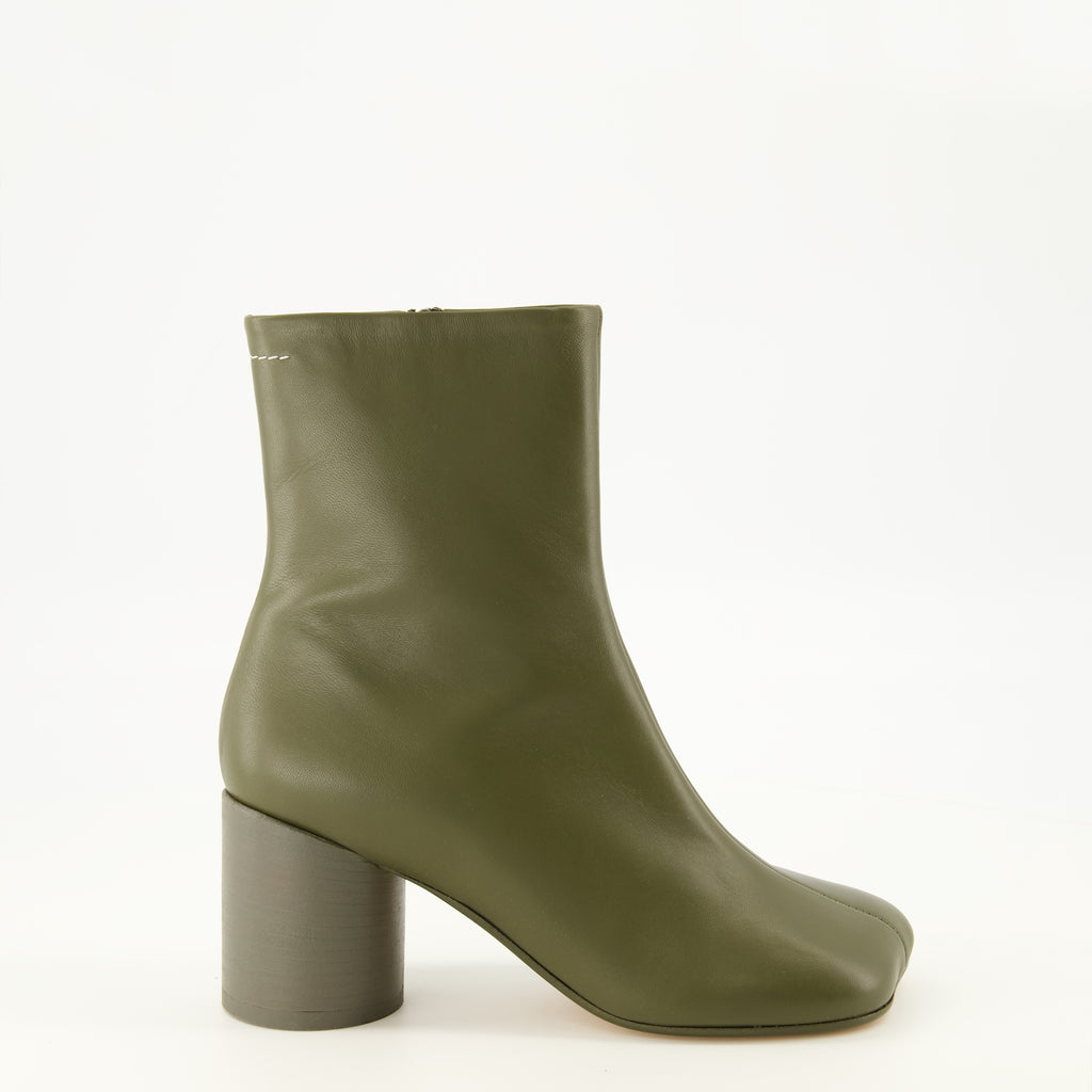 Bottines Anatomic Kaki Ankle Boots Mm6 Kaki Femme