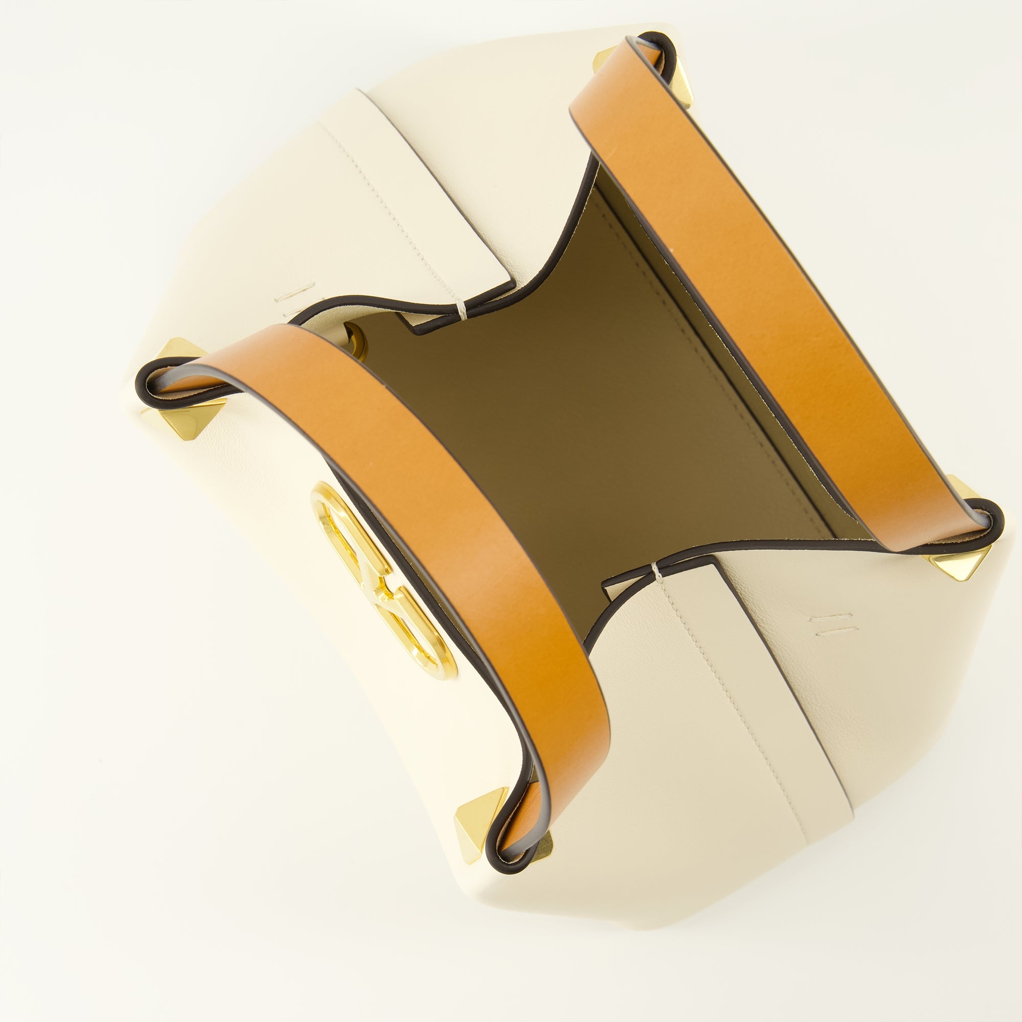 バレンティノ・ガラヴァーニの女性用ベージュミニトートバッグの画像 - 2026年春夏シーズン - 詳細ビュー_3