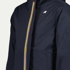 Coats Jacko Twill Marmotta Parka K-Way Blue Homme