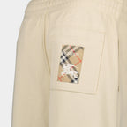 Calças Calças Jogging Cavalier Burberry Bege Femme