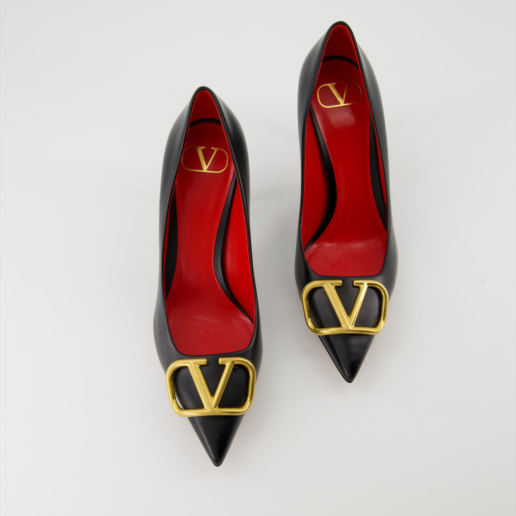 Escarpins Escarpins VLogo Valentino Garavani Noir Femme