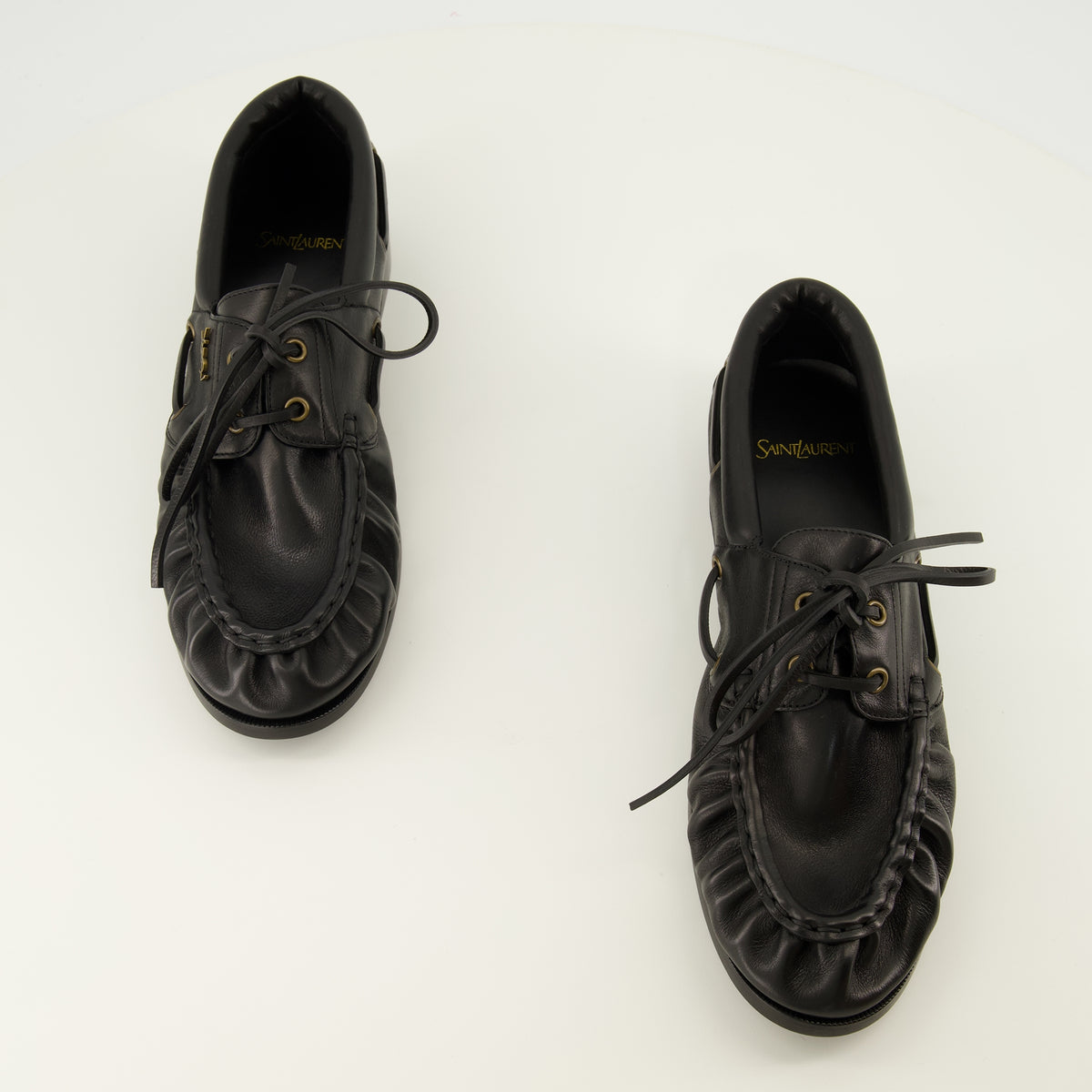 Mocassins Mocassins Loafer Bateau noir Saint Laurent Noir Homme