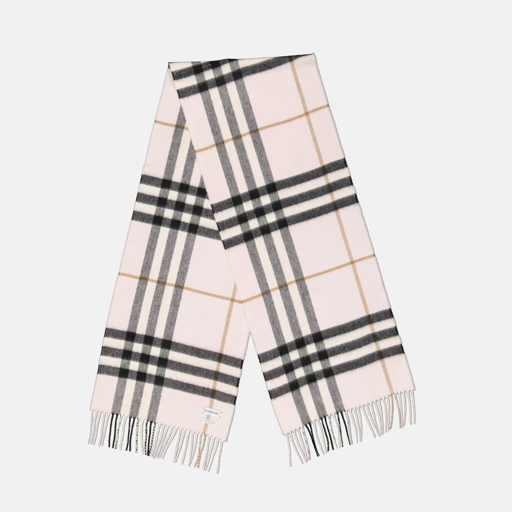 Écharpes, foulards et gants Écharpe à carreaux Check Burberry Rose Unisexe