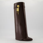 Bottes Shark Lock Brown Boots Givenchy Marron Femme