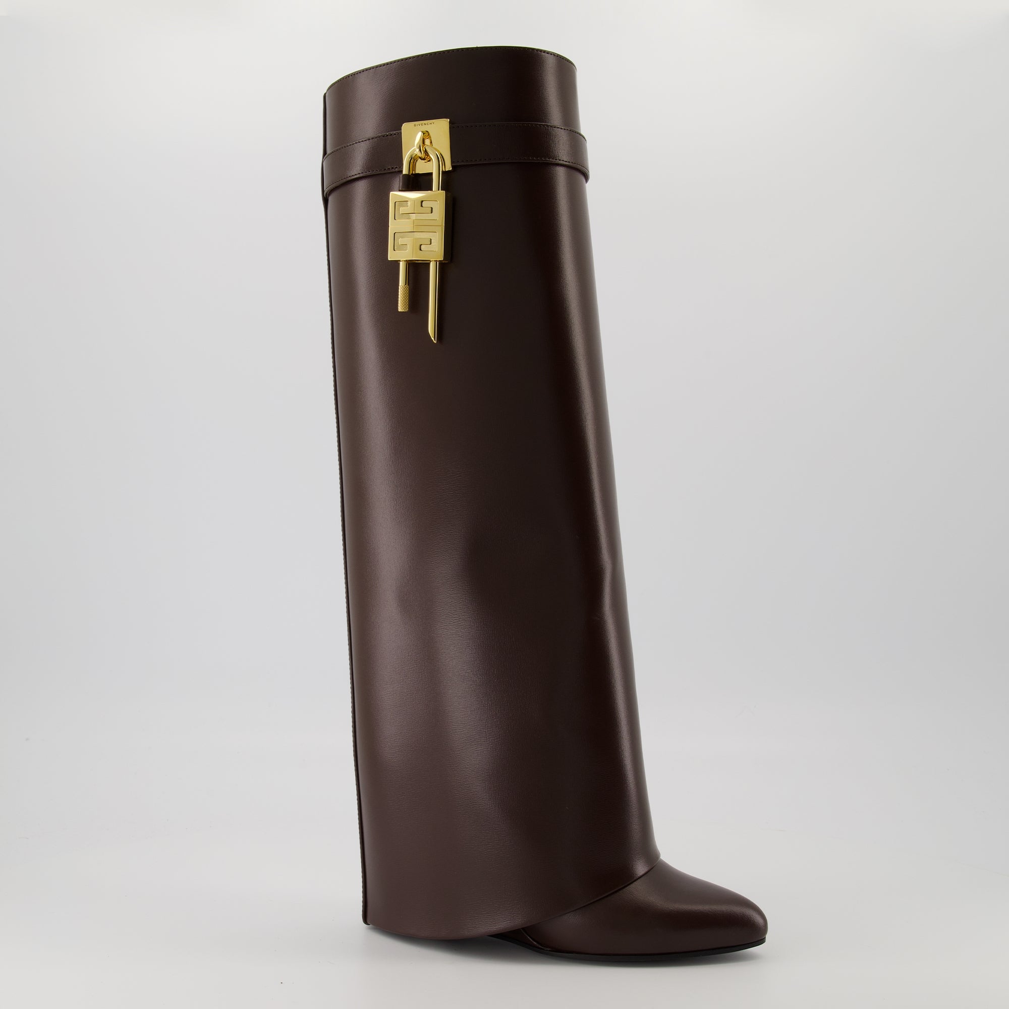 Bottes Shark Lock Brown Boots Givenchy Marron Femme