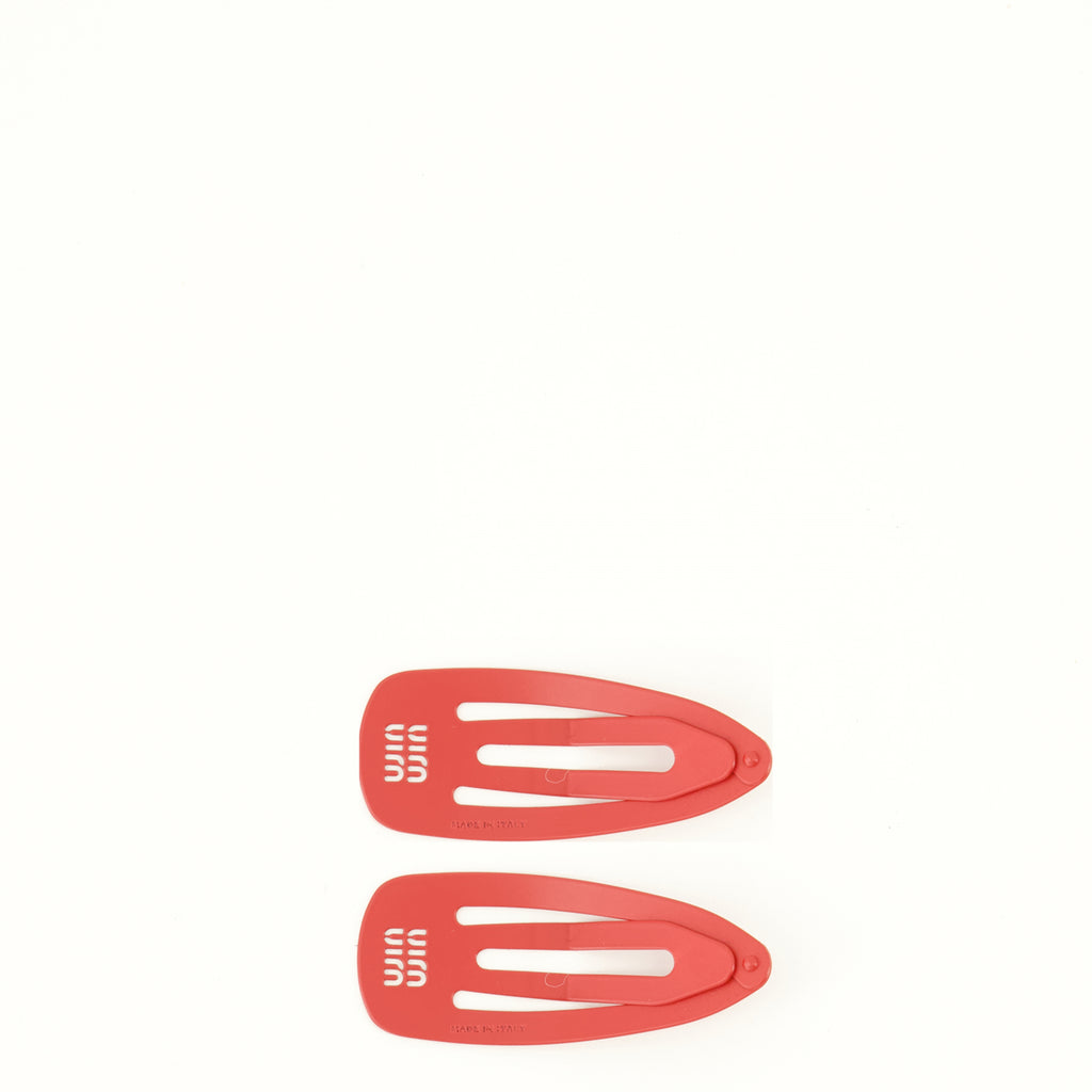 Chapeaux, casquettes et bonnets Fermi Capelli in Metallo Rosso Miu Miu Rouge Femme