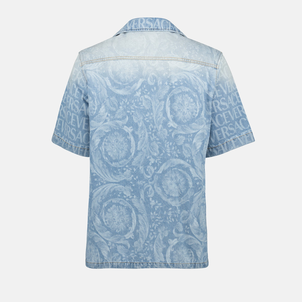 Camisas Chemise en denim Versace Azul Homme