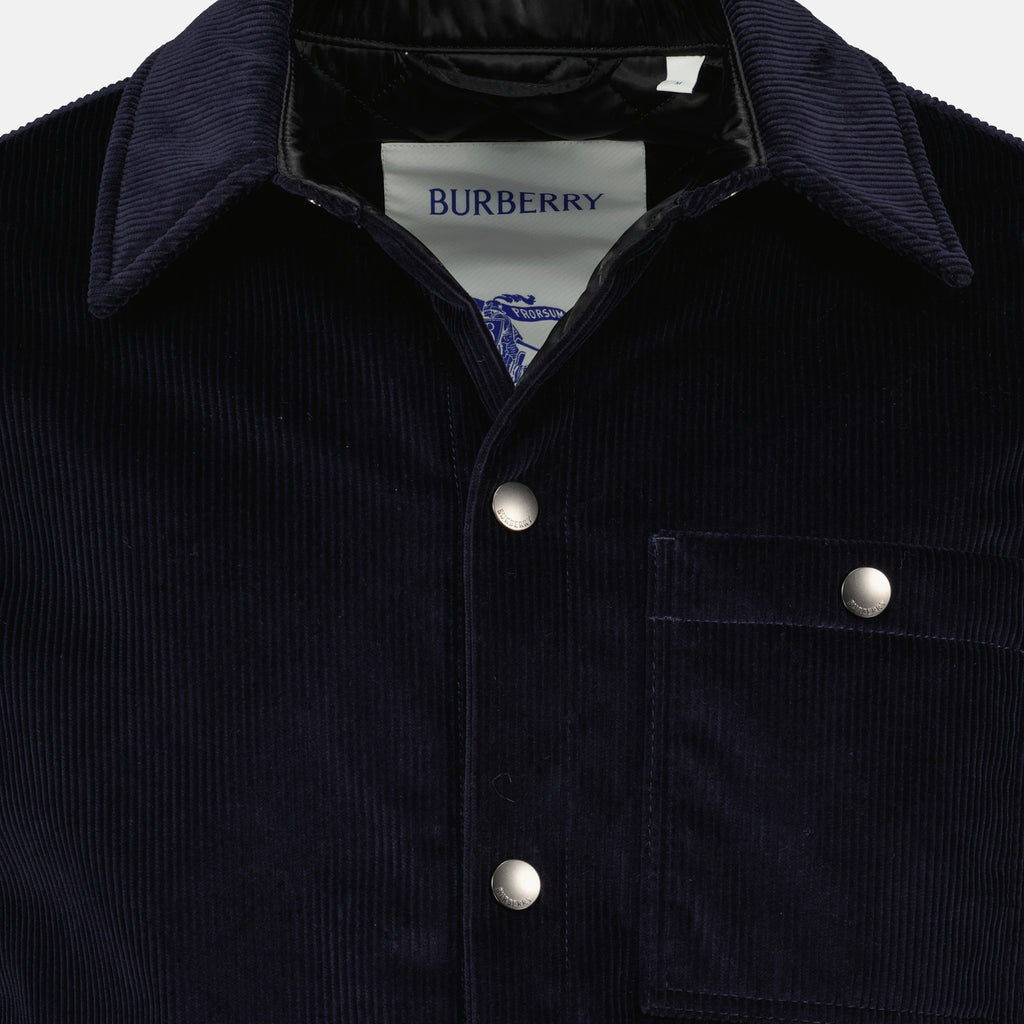 Immagine della Giacca in Velluto Corduroy da Uomo Burberry - Stagione Autunno-Inverno 2025 - Vista Dettagliata_2