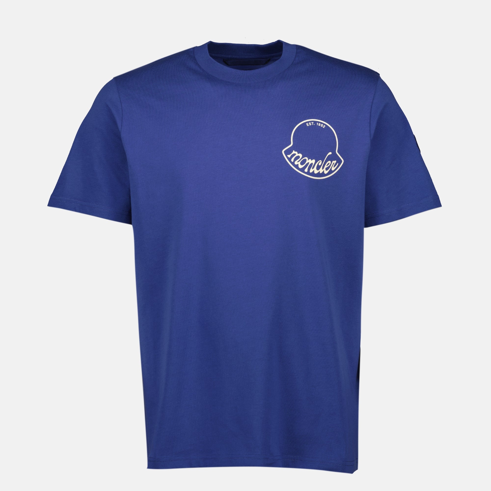 T-shirts T-shirt à logo Moncler Bleu foncé Homme
