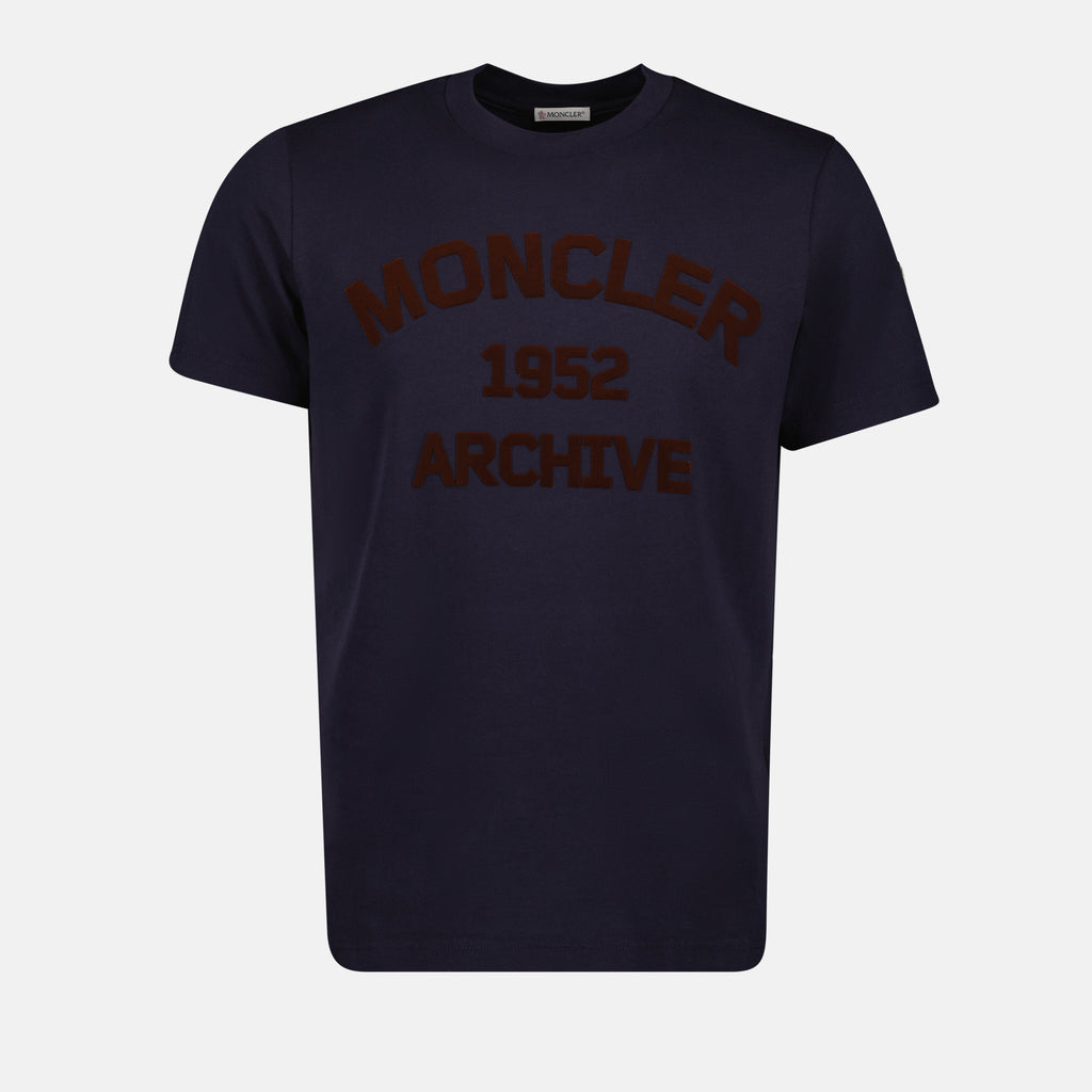 T-shirts T-shirt imprimé Moncler Bleu foncé Homme