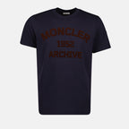T-shirts T-shirt imprimé Moncler Bleu foncé Homme