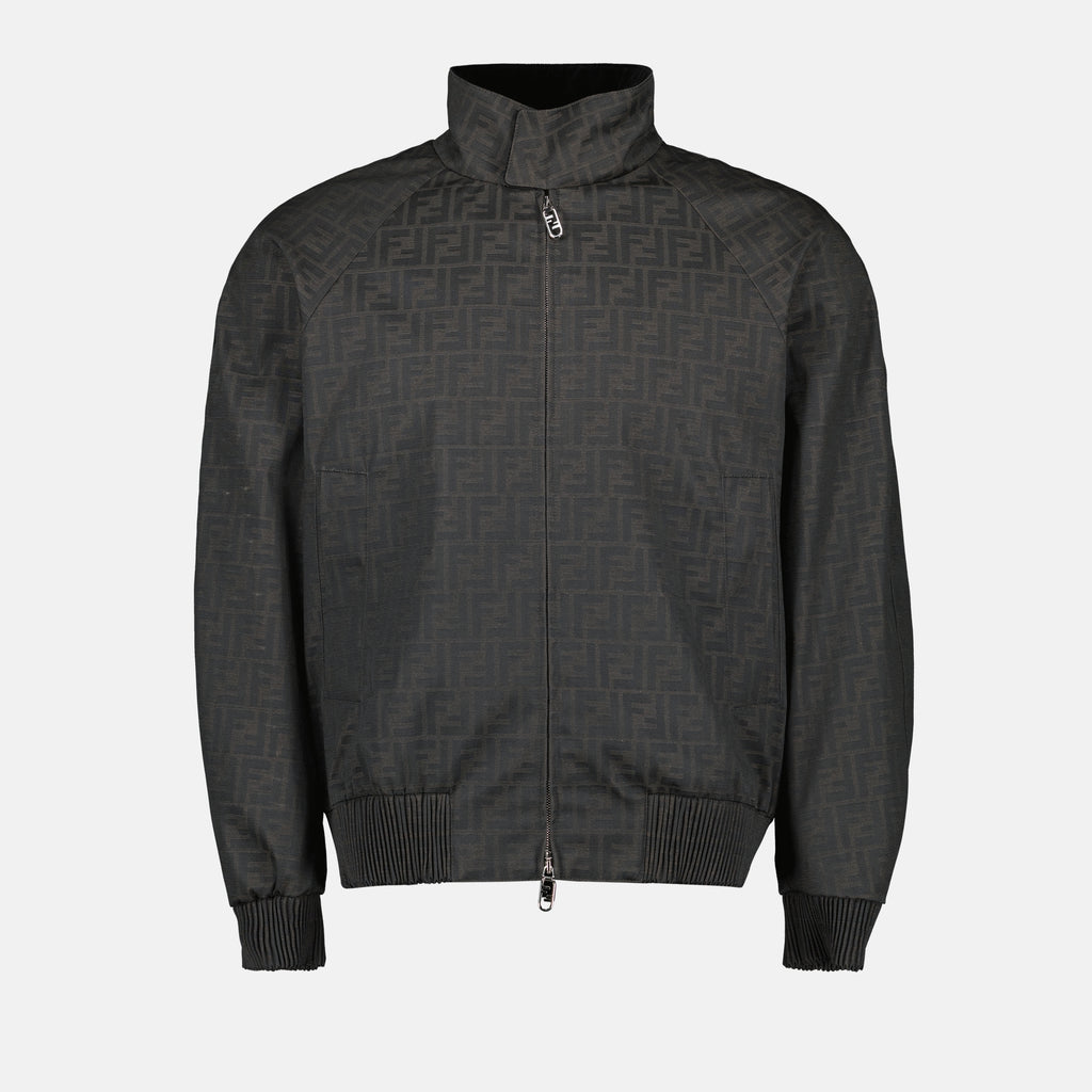 Jackets FF Jacket Fendi Brown Homme