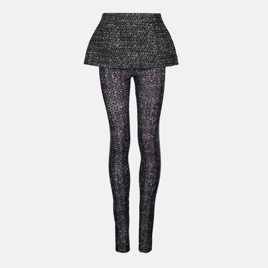 Image of the P-Hour leggings skirt from the Diesel brand for Women - Autumn-Winter 2025 - Front View
