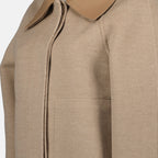 Jaquetas Blouson en laine Fendi Bege Femme