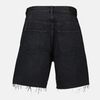 Hosen Denim Bermuda Saint Laurent Schwarz Frauen