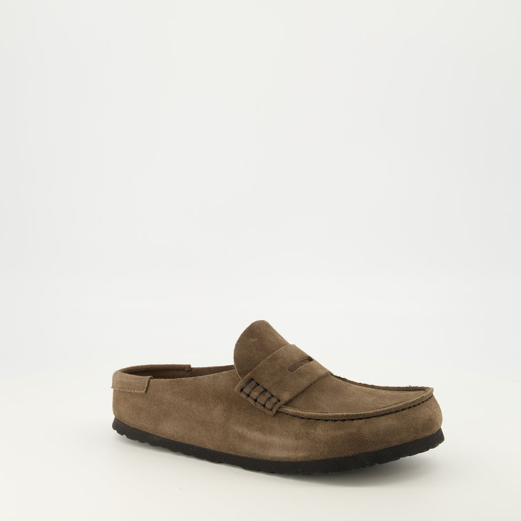 Chaussures ouvertes Mules Naples Wrapped marron Birkenstock Marron Unisexe