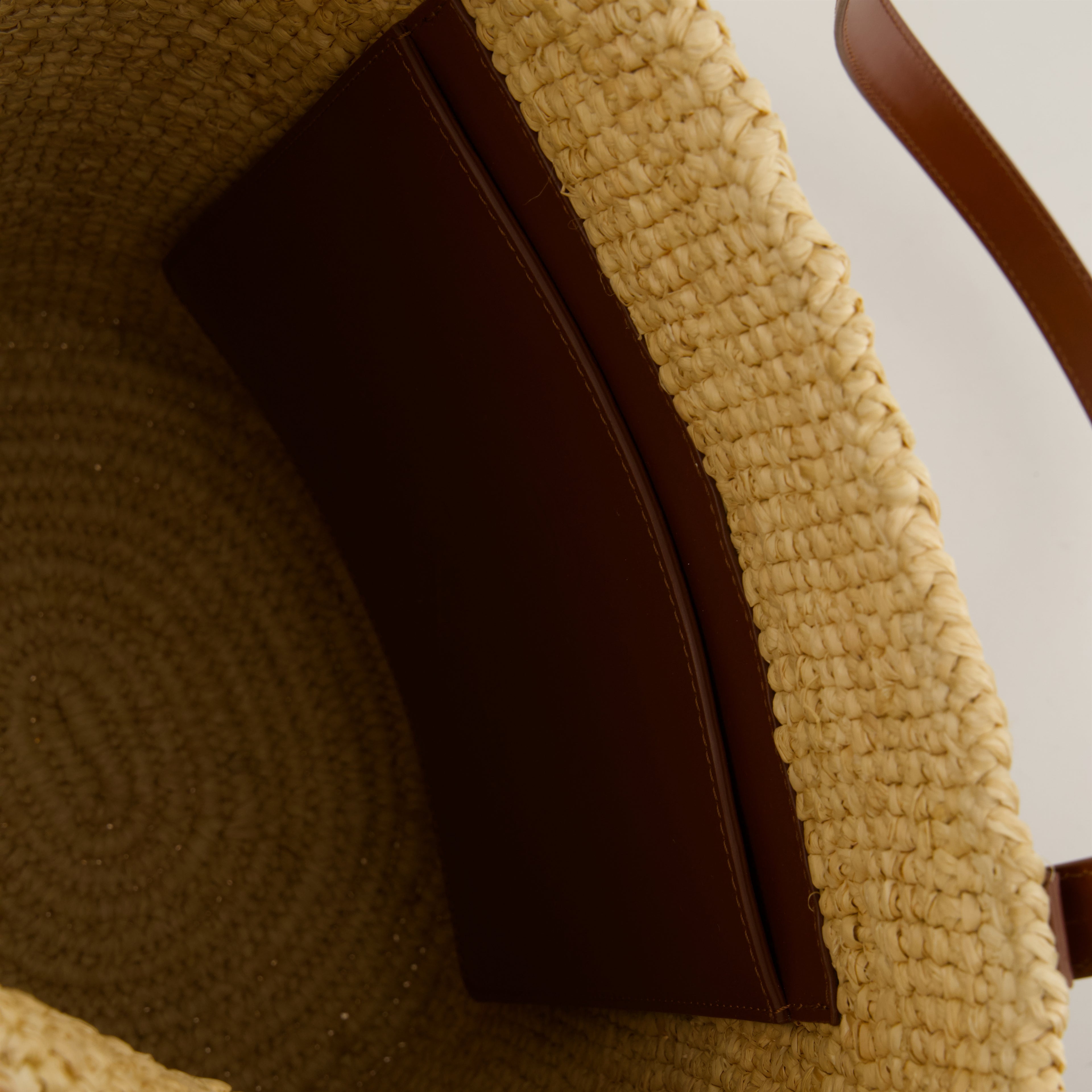 Tote bags Geflochtene Raphia-Tasche Rabanne Beige Femme