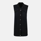 Vestidos Robe en jean Prada Preto Femme