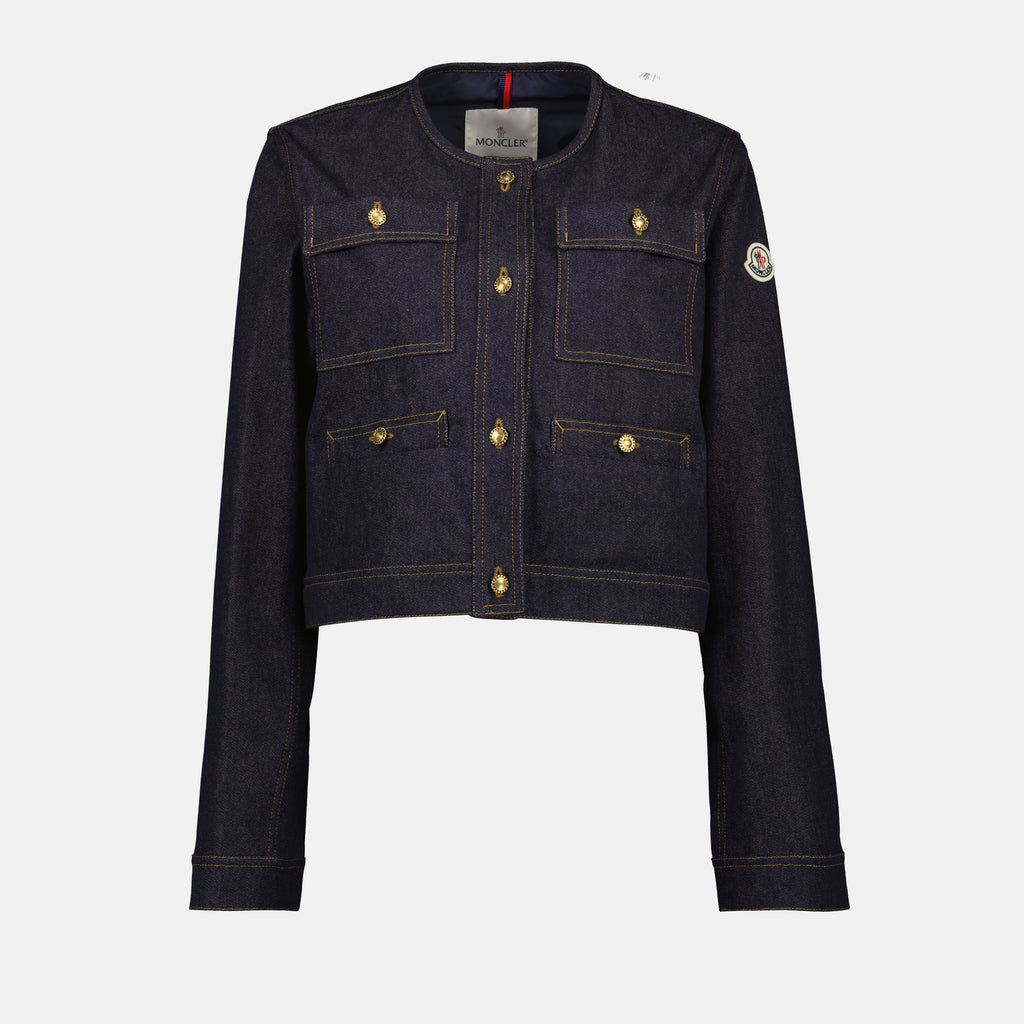 Vestes Veste en jean Tencin Moncler Bleu foncé Femme