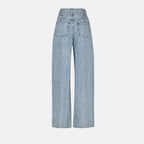 Pantalons Jean zébré Iro Bleu Femme